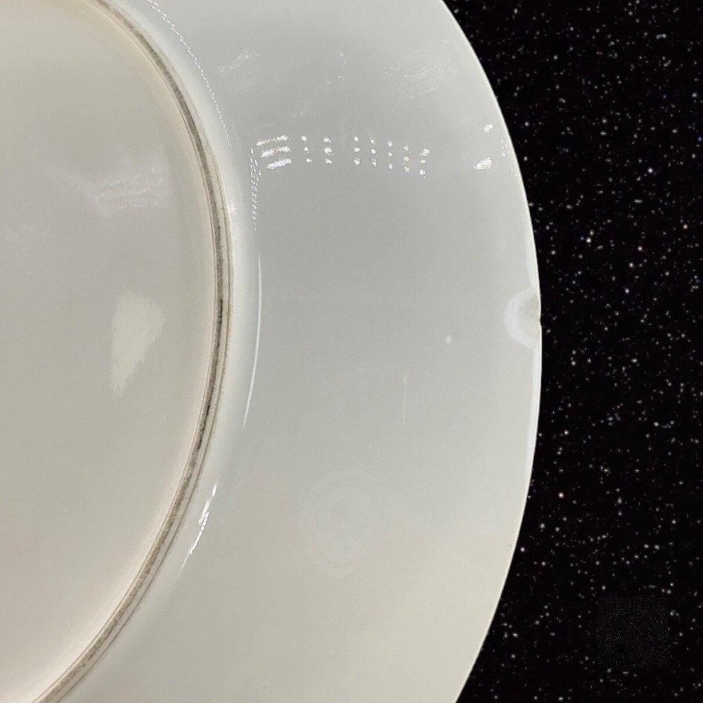J P L‎ France Limoges Hand Painted Plate Dish Beaded Edges JPL Signed E Carlson - Picture 7 of 10